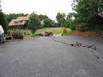 Boxford Driveway Before Sealcoating