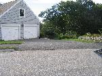 Old Rockport driveway before seal coating.